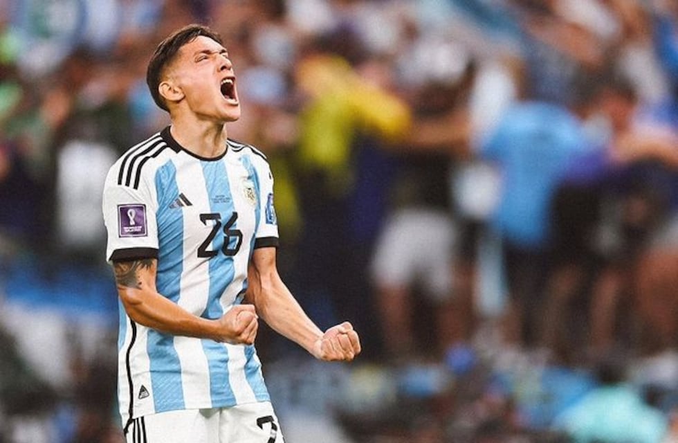 Quiénes son los amigos de Nahuel Molina: los dos campeones del mundo a los que saludó el 20 de julio