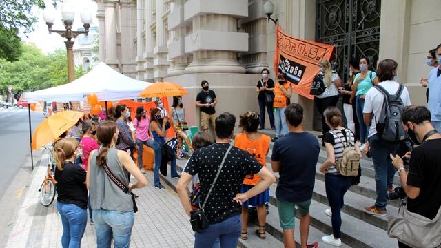 Los profesionales universitarios rechazaron la primera oferta de la Casa Gris. (Siprus)