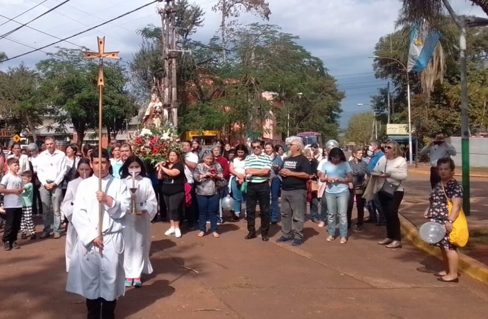 Hoy inició la Fiesta Patronal de la Virgen del Carmen protectora de Puerto Iguazú