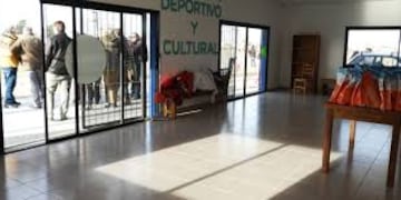 Interior del Playón Deportivo Barrio Laura