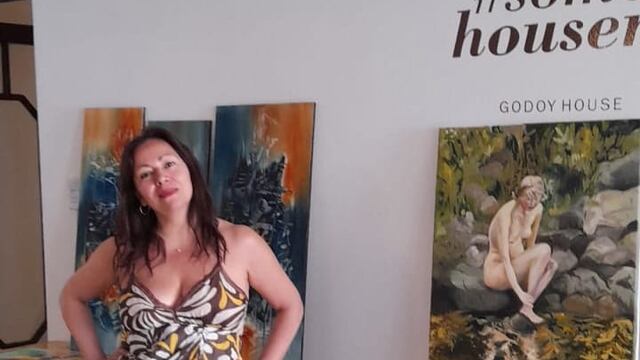 Gabriela Montivero presenta sus obras en la galería virtual de Guaymallén