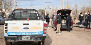 En el hecho interviene el personal de la comisaria 45. Foto: Florencia Salto.