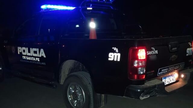 Camioneta de la policía de Santa Fe