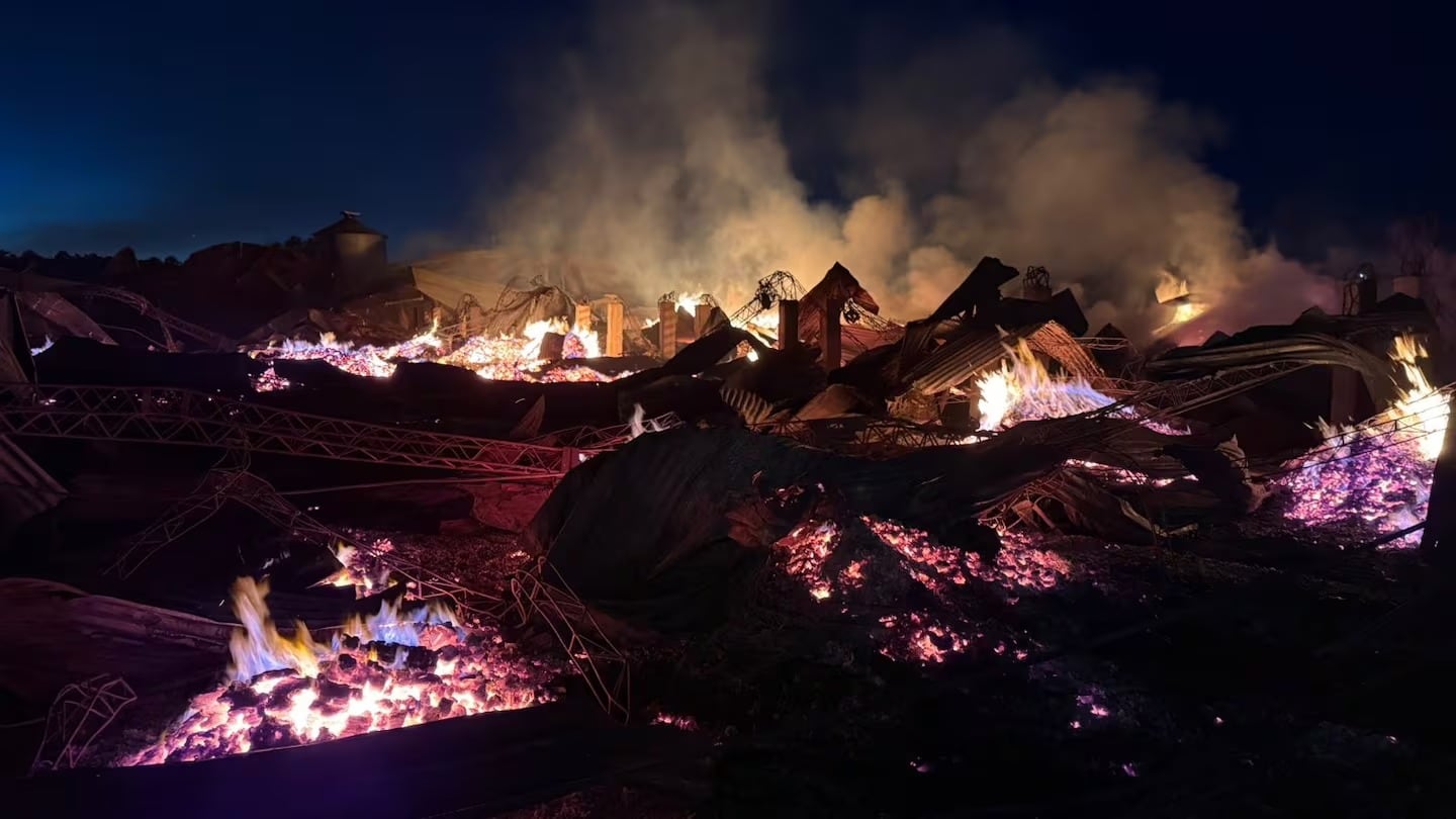 El incendio en Villa del Prado.