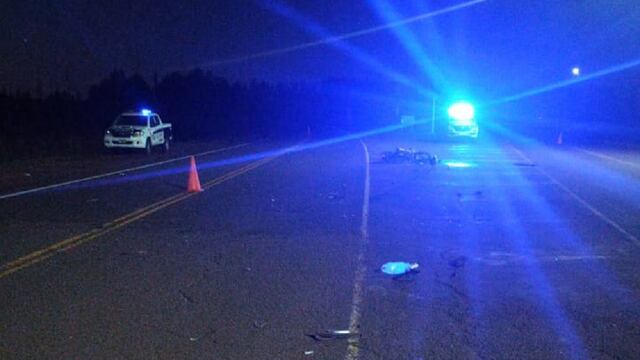 Accidente fatal en Itacaruaré. Policía de Misiones