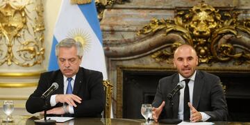 Martín Guzmán y Alberto Fernández presentarán el proyecto de ley a la "Renta Inesperada".