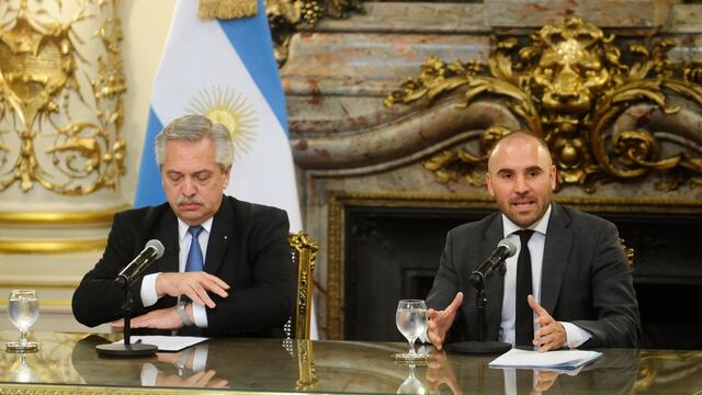 Martín Guzmán y Alberto Fernández presentarán el proyecto de ley a la "Renta Inesperada".