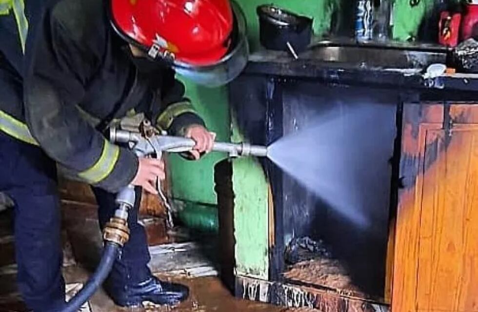 Oberá: un niño casi incendió su casa jugando con un encendedor