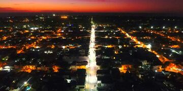 El municipio realizó mejoras en la iluminación de calle Irigoyen.