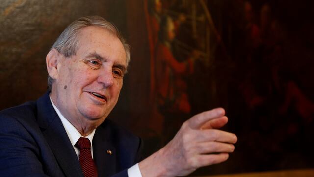 Milos Zeman, presidente de República Checa