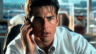 Tom Cruise en Jerry Maguire.