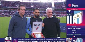 Ariel Rojas se despidió en Belgrano. El homenaje de River, que también distinguió a Matías Suárez.