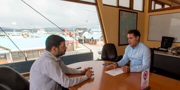 David Ferreyra y Gustavo Ventura coordinaron la aplicación de los beneficios.