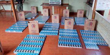 Gendarmería secuestró cigarrillos de contrabando en Puerto Piray.