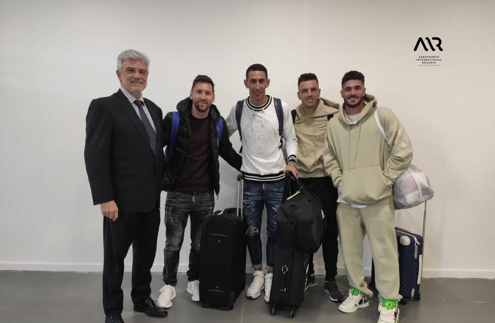 Lionel Messi, Ángel Di María y Giovani Lo Celso llegaron a Rosario con un “colado”: Rodrigo De Paul