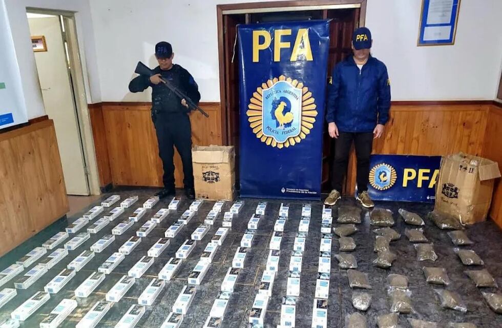 Operativo policial en Puerto Iguazú: decomisaron drogas y cigarrillos de contrabando