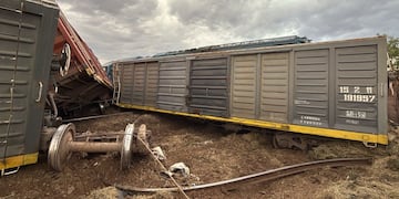 Un tren chocó un camión con semirremolque en Córdoba.