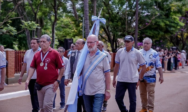 Passalacqua encabezó los festejos por el centenario de Puerto Libertad y llamó a fortalecer la unidad y el arraigo.