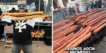 Dónde conseguir el choripán de 60 cm. en Buenos Aires.