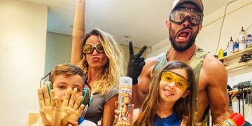 El "Tucu" López tiene una excelente relación con los hijos de Sabrina Rojas, su pareja.