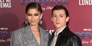 Zendaya junto a Tom Holland, su actual pareja.