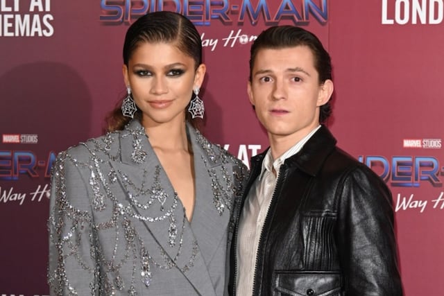 Zendaya junto a Tom Holland, su actual pareja.