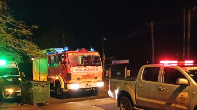 Un niño de 5 años debió ser rescatado tras quedar atrapado en una pared de ladrillos en Puerto Iguazú.