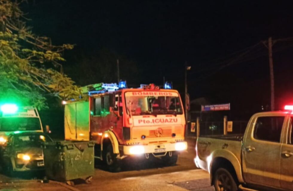 Un niño de 5 años debió ser rescatado tras quedar atrapado en una pared de ladrillos en Puerto Iguazú