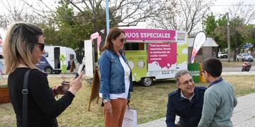 Luis Castellano recorrió Rafaela en Acción