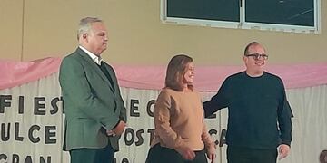 Ale Ambort en la Fiesta de la Mesa Dulce de Colonia Raquel