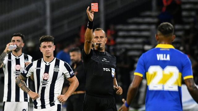 Roja para Sebastián Villa. Y un Boca que quedó muy expuesto ante Talleres.