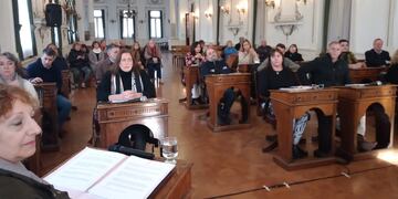 Sesión del Concejo Deliberante de Tres Arroyos