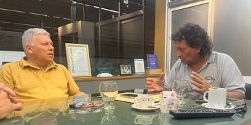 Reunión Gustavo Benedetti intendente y representantes del SOEMA