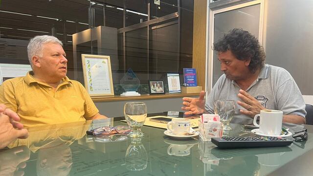 Reunión Gustavo Benedetti intendente y representantes del SOEMA