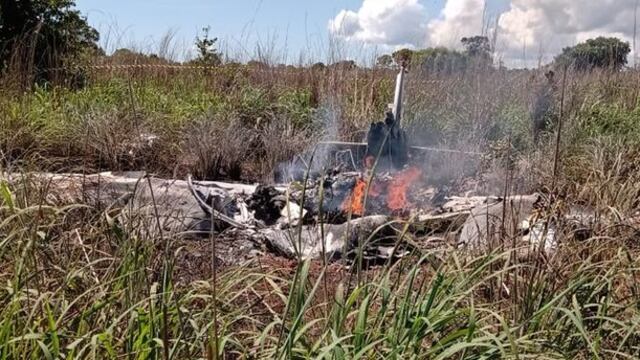 Tragedia en el fútbol: cayó una avioneta de un club del ascenso brasileño (Foto: Twitter)