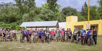 Bicicleteada Uniendo Pueblos.