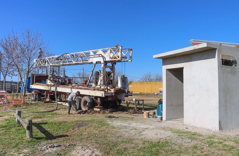 Agua Potable: inició una nueva perforación en Gualeguaychú