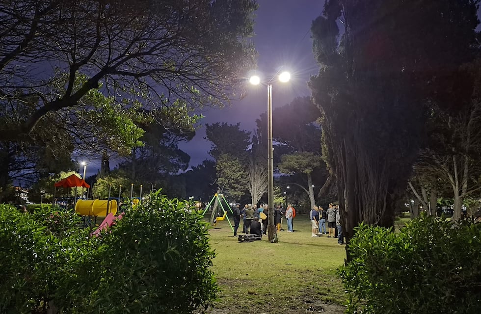 Se inauguraron las luces led en Claromecó y Dunamar
