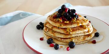 Pancakes de avena.