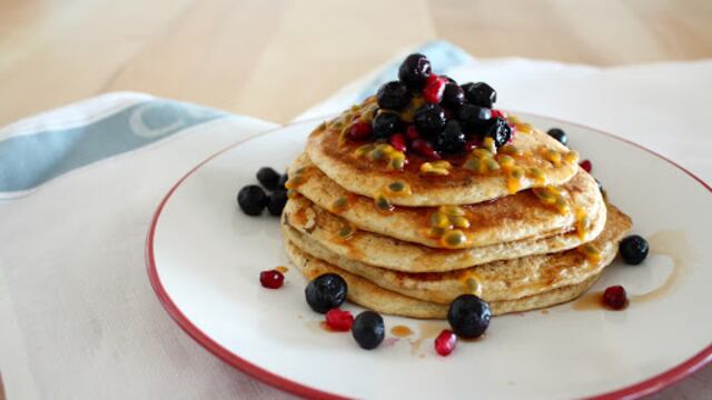 Pancakes de avena.