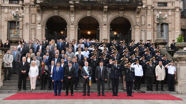 Acto por el aniversario de la policía de Tucumán.