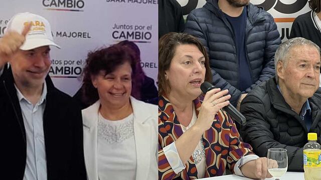 Las candidatas Sara Majorel y Verónica Crescente, recibieron el respaldo de Horacio Rodríguez Larreta y Juan Schiaretti, respectivamente (La Voz).