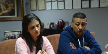 Los padres de Ezequiel expresaron todo su dolor por el estado de su hijo. (Javier Ferreyra)