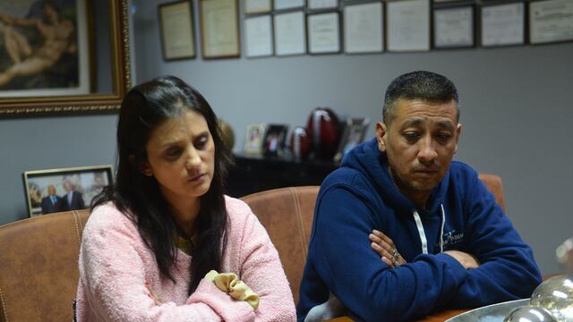 Los padres de Ezequiel expresaron todo su dolor por el estado de su hijo. (Javier Ferreyra)