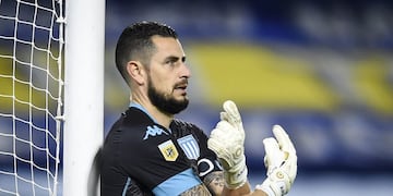 Gabriel Arias se fue expulsado ante Platense.