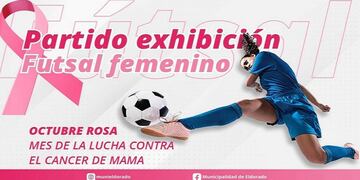 En el Mes Rosa, Eldorado contará con un partido exhibición de Futsal Femenino.