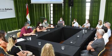 Reunión del equipo de Salud