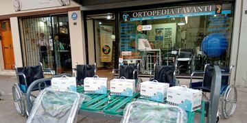 Los implementos nuevos del Banco de Ayudas Técnicas.