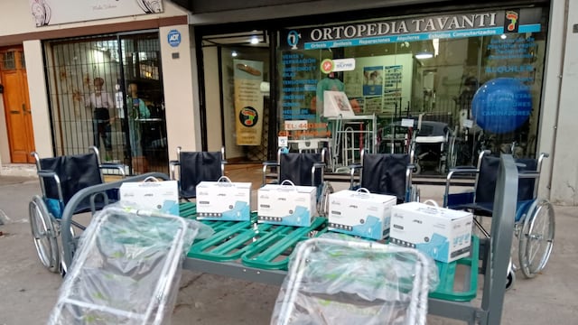 Los implementos nuevos del Banco de Ayudas Técnicas.