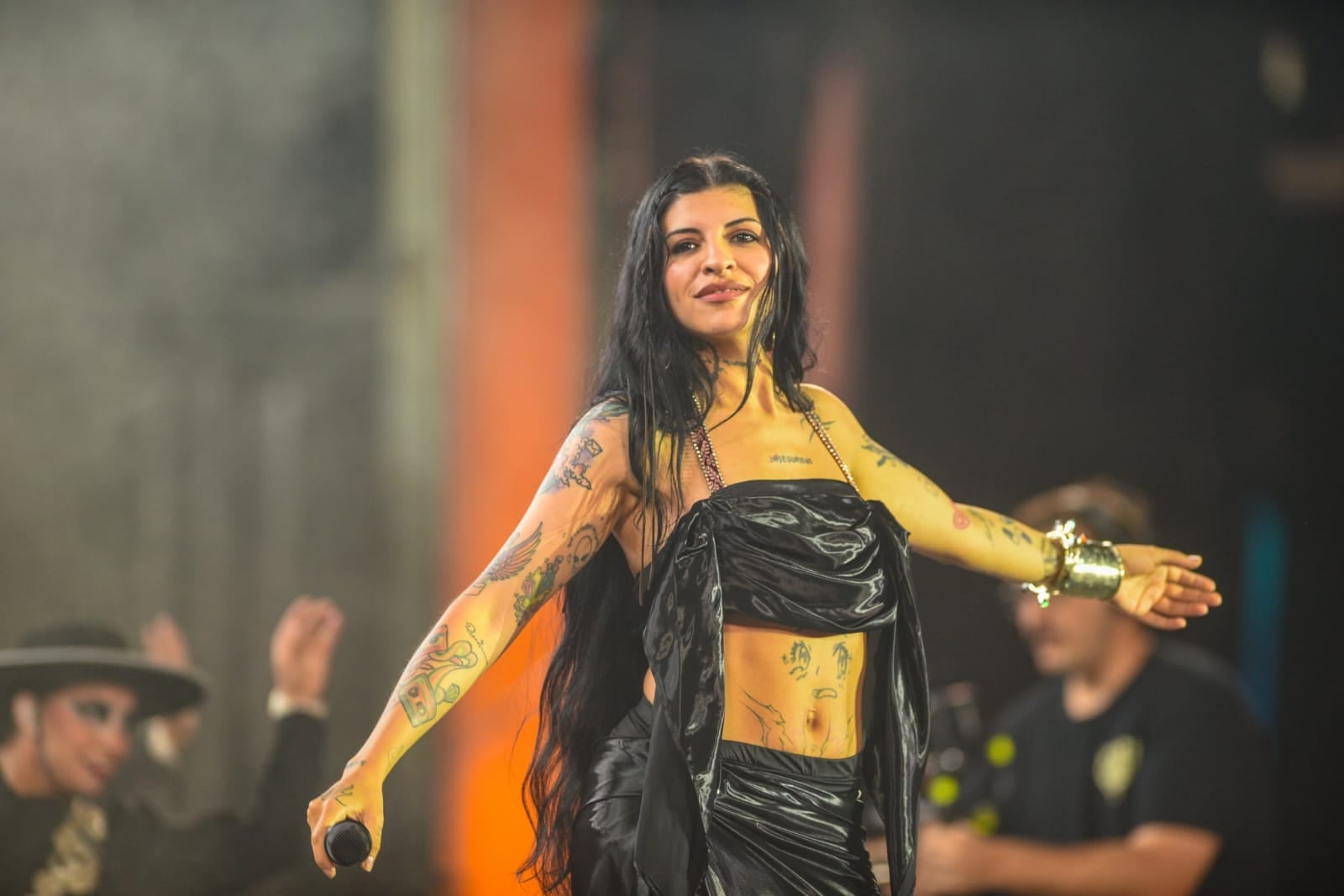 Cosquín 2026, segunda luna. Cazzu. (Carlos Romero / La Voz)